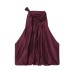 Bow embellished fluffy top women's clothing