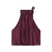 Bow embellished fluffy top women's clothing