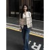 Fair Isle Knit Cardigan Sweater for Women