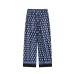 Geometric pattern printed shirt+pants set
