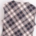 Irregular plaid vest top