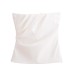 Elastic slim fit chest hugging top