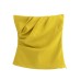 Elastic slim fit chest hugging top