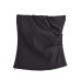 Elastic slim fit chest hugging top