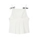 Style Women's Fashion Bow Detail Strap Top