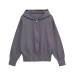 Casual Knitted Simple Hoodie Women's Clothing