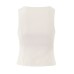 Fashionable Women's V-Neck Sleeveless Fitted Crop Top