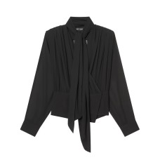 Pleated chiffon top Pleated chiffon top