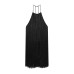 New Women's Fashion Velvet Fringe Strap Neck Top