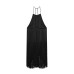 New Women's Fashion Velvet Fringe Strap Neck Top