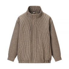 Plaid jacket flight jacket