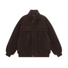 Thickened Workwear Jacket Cotton Coat Unisex Winter Neutral Stand-up Collar Outerwear Thickened Workwear Jacket Cotton Coat Unisex Winter Neutral Stand-up Collar Outerwear