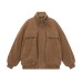 Thickened Workwear Jacket Cotton Coat Unisex Winter Neutral Stand-up Collar Outerwear