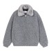 Fur Collar Coat Casual Versatile Turn-Down Collar Cotton Jacket Trendy