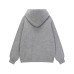 Buttoned Hooded Knitwear  Loose Casual 