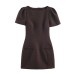 Pleated pocket dress for women's clothing