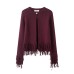 Commuting stylish Su button knit jacket