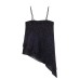 New Women's Fashionable Long Asymmetric Lace Top