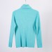 High neck slim fit long sleeved top