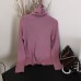 High neck slim fit long sleeved top