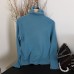High neck slim fit long sleeved top