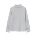Style Pleated Short Sleeve Round Neck Top