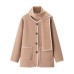 Commuting style elegant scarf with fur coat
