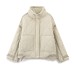 Butterfly knot embellished cotton jacket