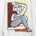 Girls' embroidered hoodie with patterns