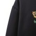 Sunflower Embroidered Velvet Hoodie