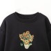 Sunflower Embroidered Velvet Hoodie