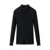 Half high neck slim fit and slimming knit base shirt Half high neck slim fit and slimming knit base shirt