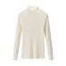 Half high neck slim fit and slimming knit base shirt Half high neck slim fit and slimming knit base shirt