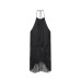 Custom MadeStyle Women's Fashion Velvet Fringe Halter Neck Top Custom MadeStyle Women's Fashion Velvet Fringe Halter Neck Top