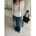 Elegant Versatile Knitwear Women's V-Neck Slim-Fitting Long Sleeve Top Elegant Versatile Knitwear Women's V-Neck Slim-Fitting Long Sleeve Top