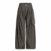 Silk scarf decoration casual pants