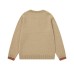 Half button round neck sweater