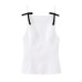 Hot girl bow embellished camisole top