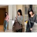 Polo Neck Long Sleeve T-Shirt for Women with Buttoned U-Neck Design