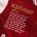 Thick cotton padded baseball jersey