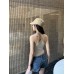 Sweet and Spicy Style Crop Tank Top for Women, Slim Fit Inner Layer Sleeveless Top