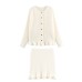 New Women's Fashionable Trendy Versatile Classic Ruffled Hem Set