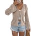 Solid color hollow lace up trumpet sleeve top