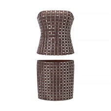 New women's fashionable and versatile fashionable classic hot stamping set