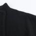 Double breasted knitted pilot jacket