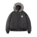 Embroidery Fur Collar Parka Women's Casual Workwear Loose Warm Cotton Coat