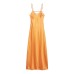 Sexy satin flute dress with embellishment Sexy satin flute dress with embellishment