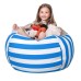 Kids' Beanbag Chair & Plush Toy Set | Premium Cotton Canvas for Cozy Playtime Comfort