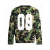 Camouflage V-neck assault hoodie