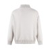 Half zip stand up collar knitted sweater